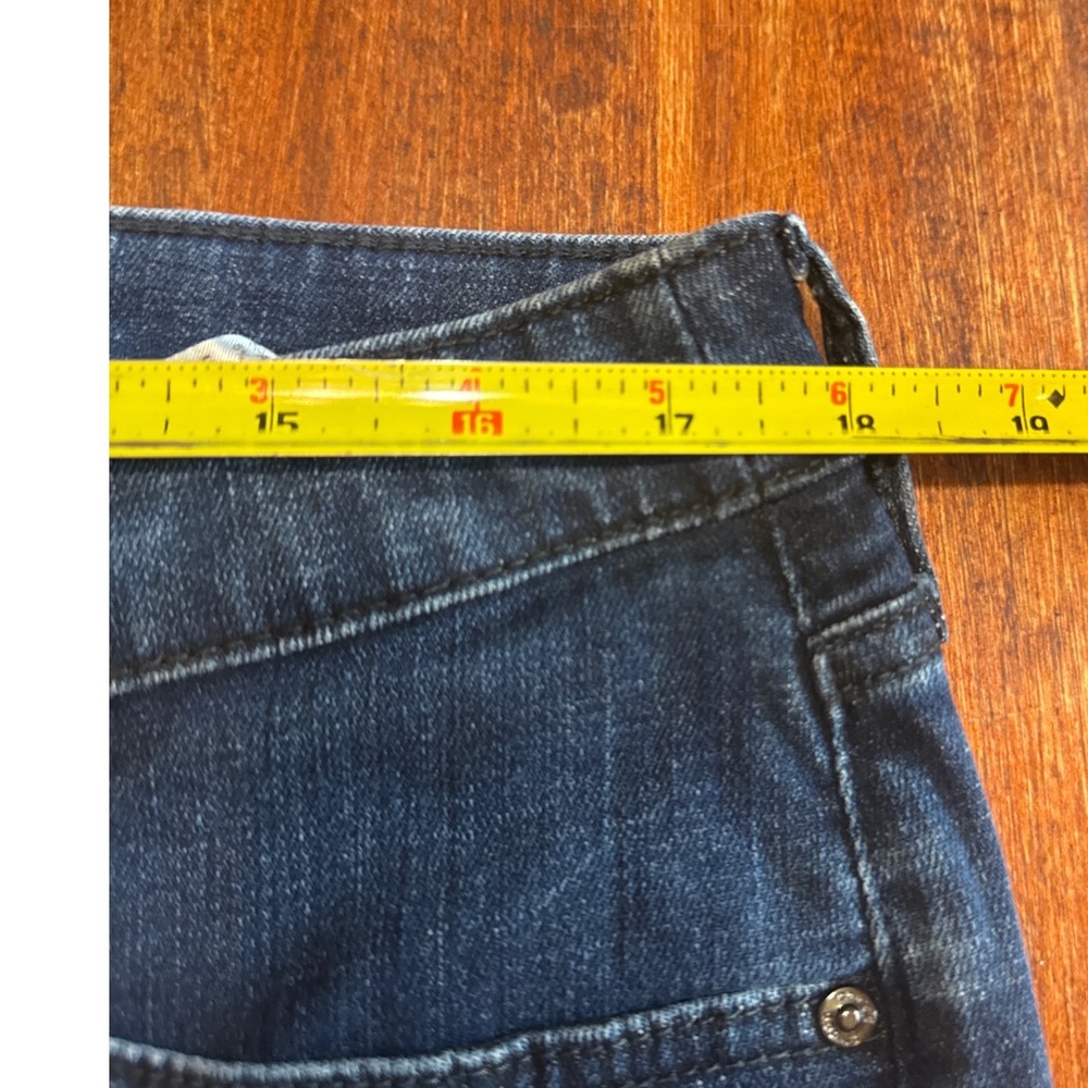 Chico's So Slimming Girlfriend Slim Leg Ankle Jeans Women 14R Dark Wash - Picture 5 of 11
